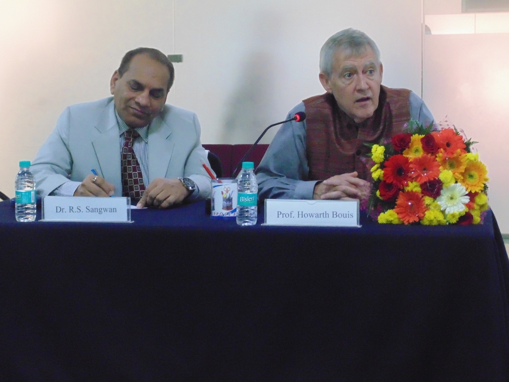 Prof. Howarth Bouis at NABI, Mohali