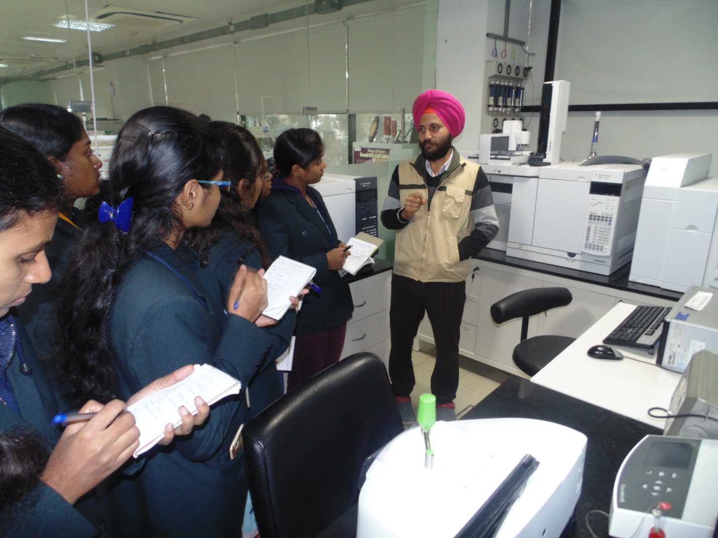 Visit of students from Tamil Nadu Agricultural University at NABI