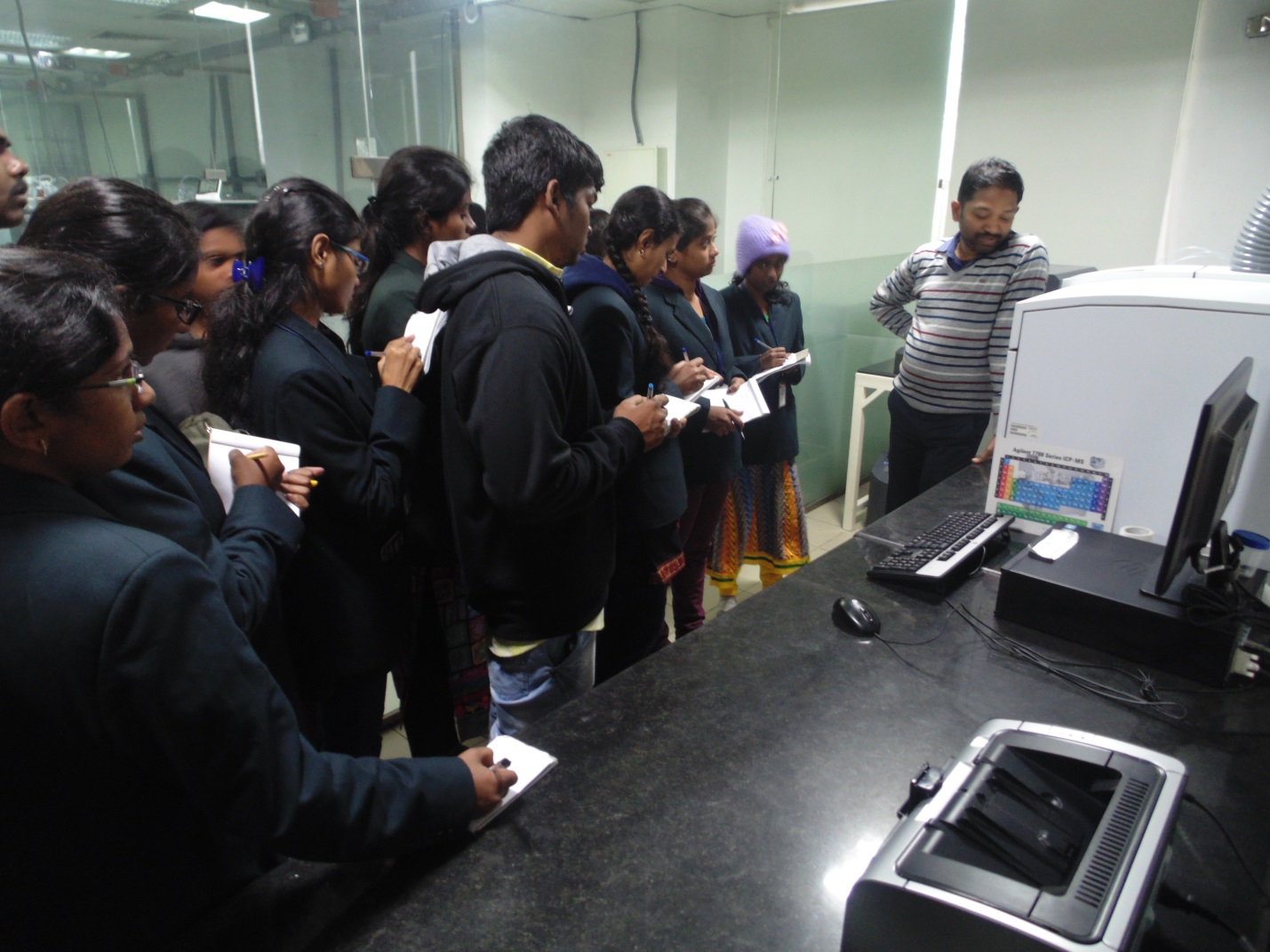 Visit of students from Tamil Nadu Agricultural University at NABI